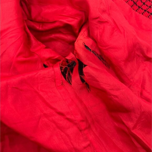 Manor-Bourne for I. Magnin & Co Vintage 60s Red‎ Jacket Jackie O Size M/L - Picture 13 of 15